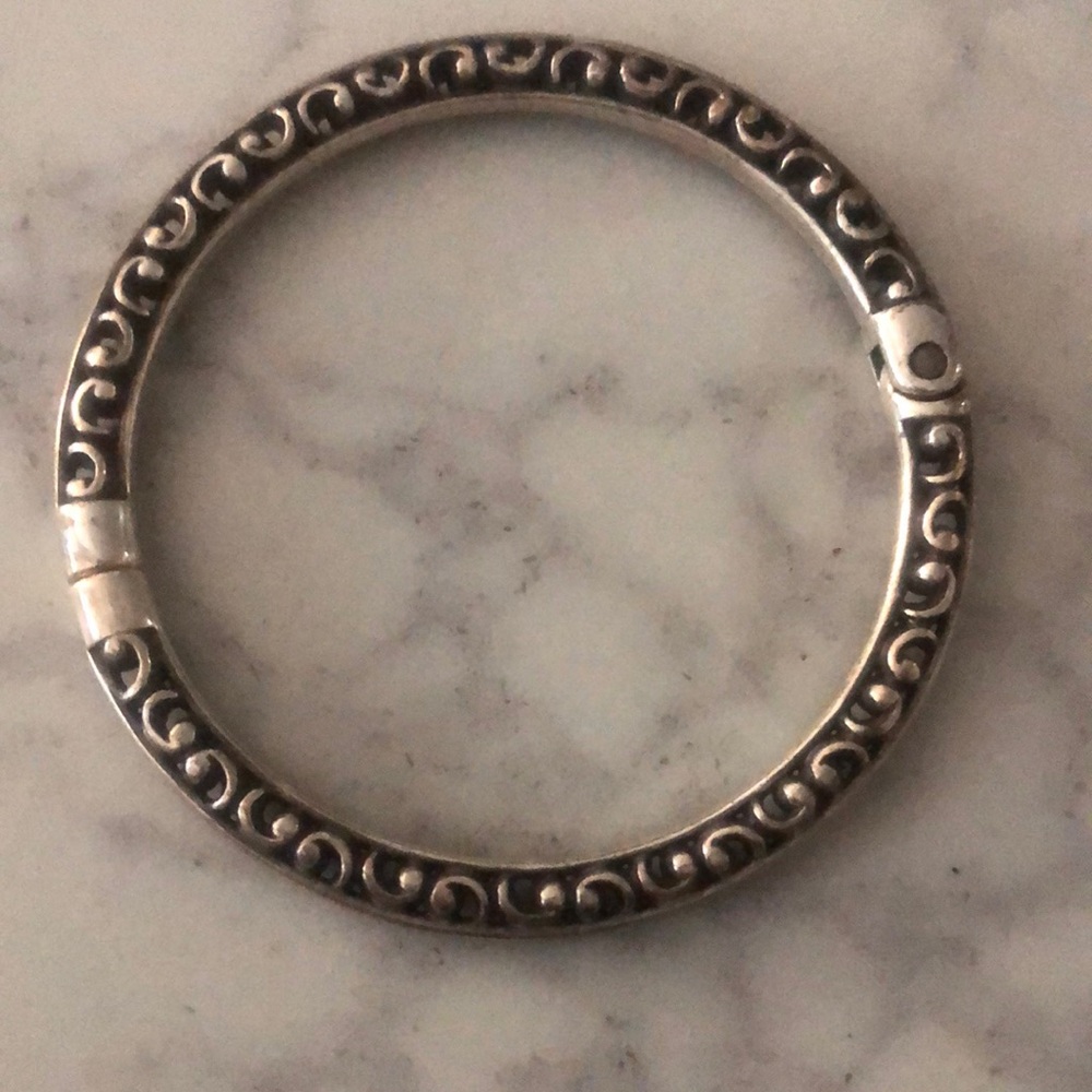 Brighton Silver Bracelet with Ornate Design